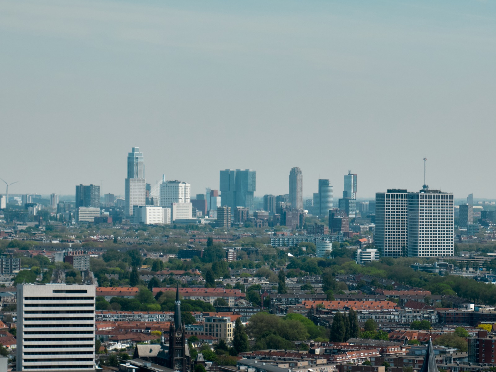 Eindhoven skyline with modern buildings in the distance – part-load removals to Eindhoven